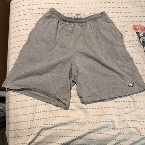2 pairs of champion shorts size large. Navy and Grey